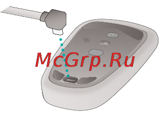 Logitech ultrathin touch mouse t630 [119/132] Зареждане на батерията