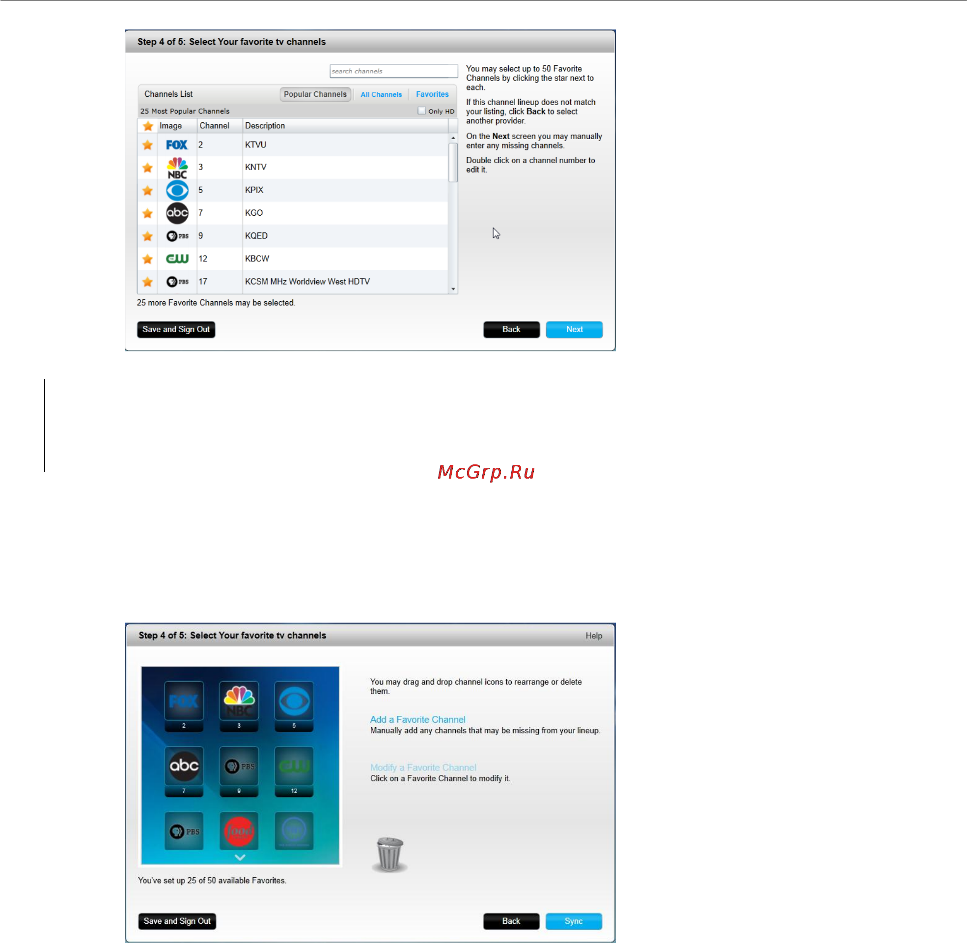 Logitech harmony ultimate [24/54] Setting up favorites manually