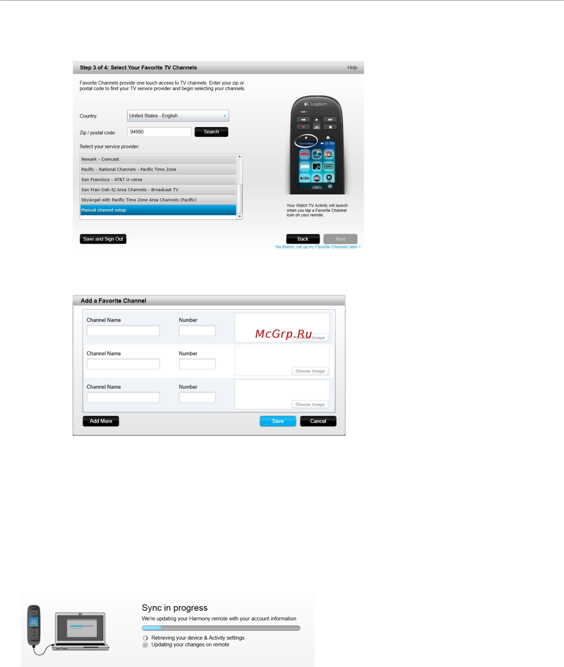 Logitech harmony touch [22/48] Syncing your harmony touch
