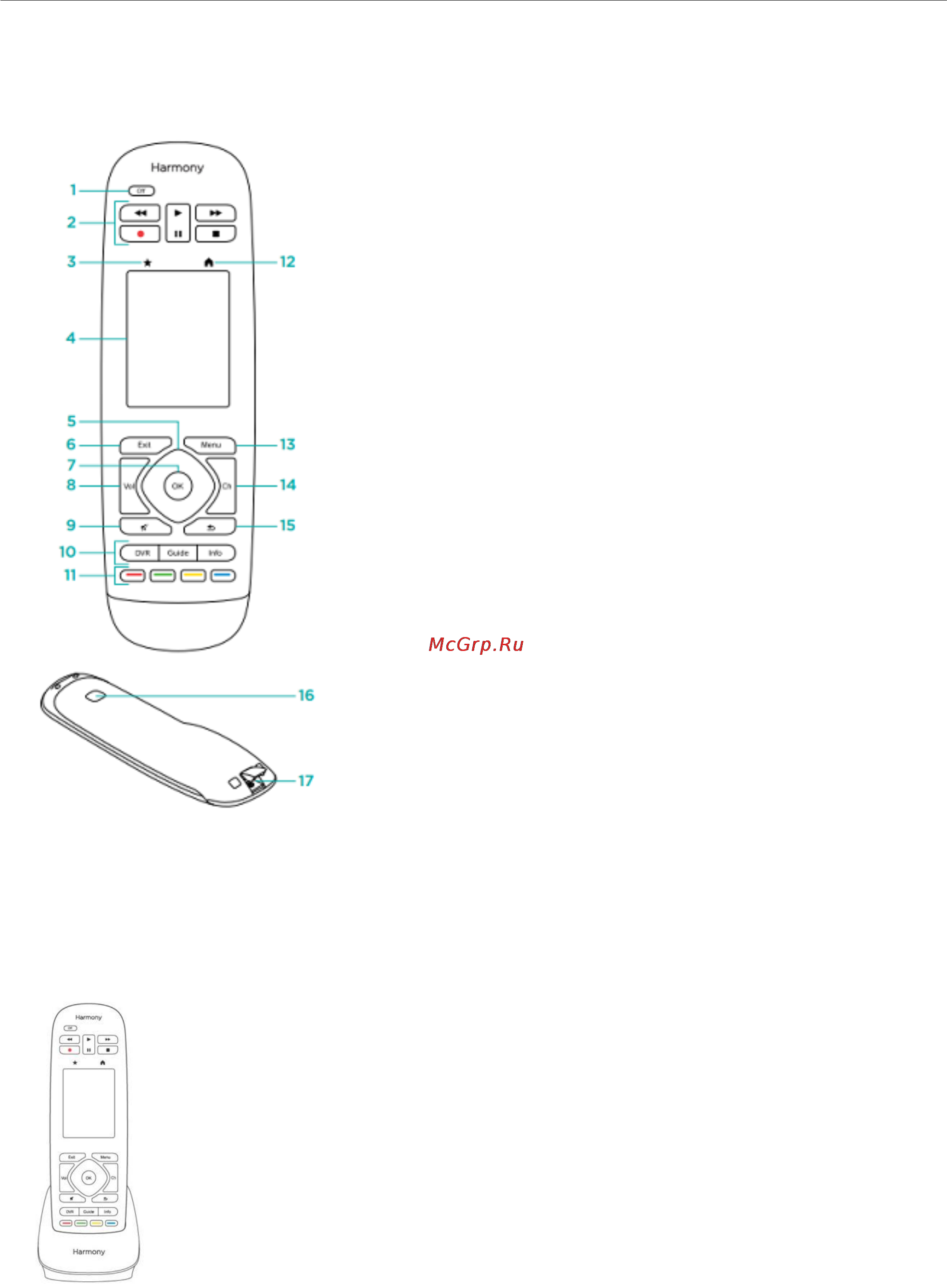 Logitech harmony touch [7/48] Charging your remote
