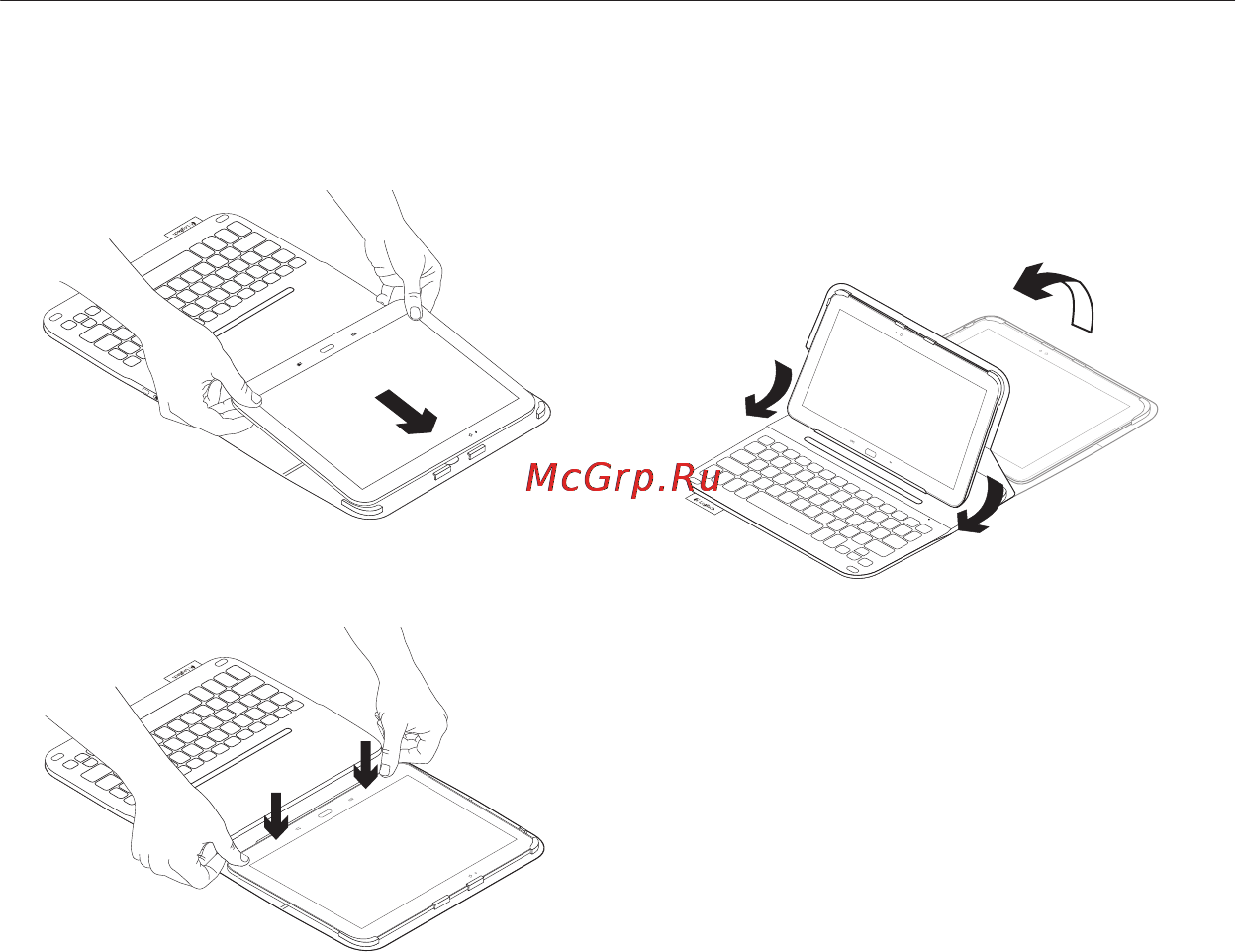 Logitech wireless  keyboard type - s [173/216] Konfigurowanie etui z klawiaturą