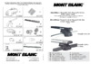 Mont Blanc ready fit, mb748023 Инструкция по эксплуатации