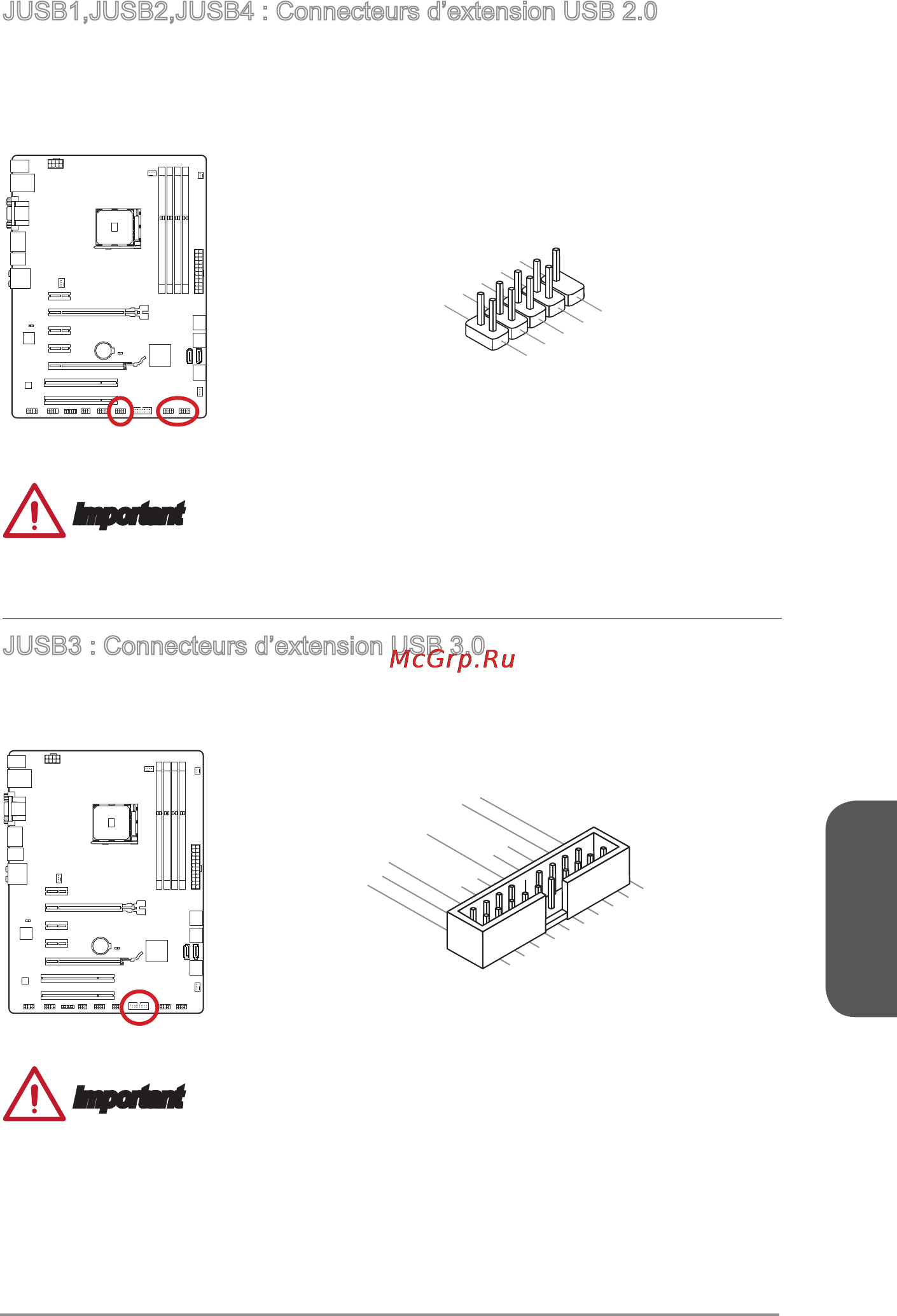MSI a88x-g43 [95/154] Jusb1 jusb2 jusb4 usb 2 expansion connectors