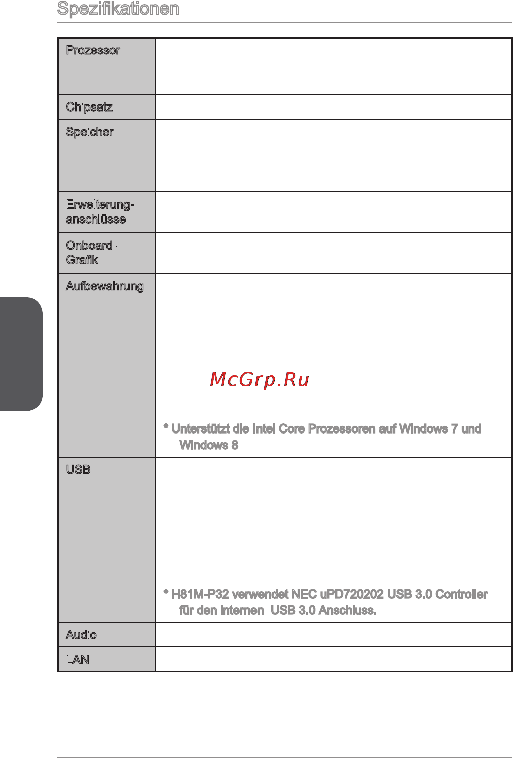 MSI b85m-p32 [78/186] Spezifikationen