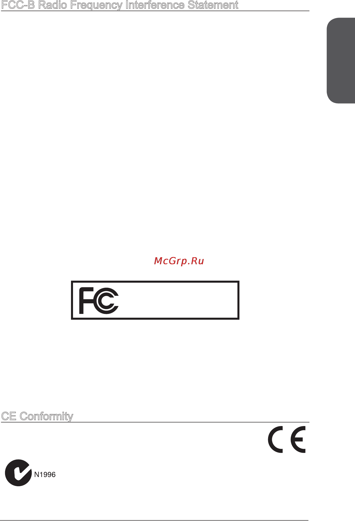 MSI b85-g43 [5/186] Ce conformity