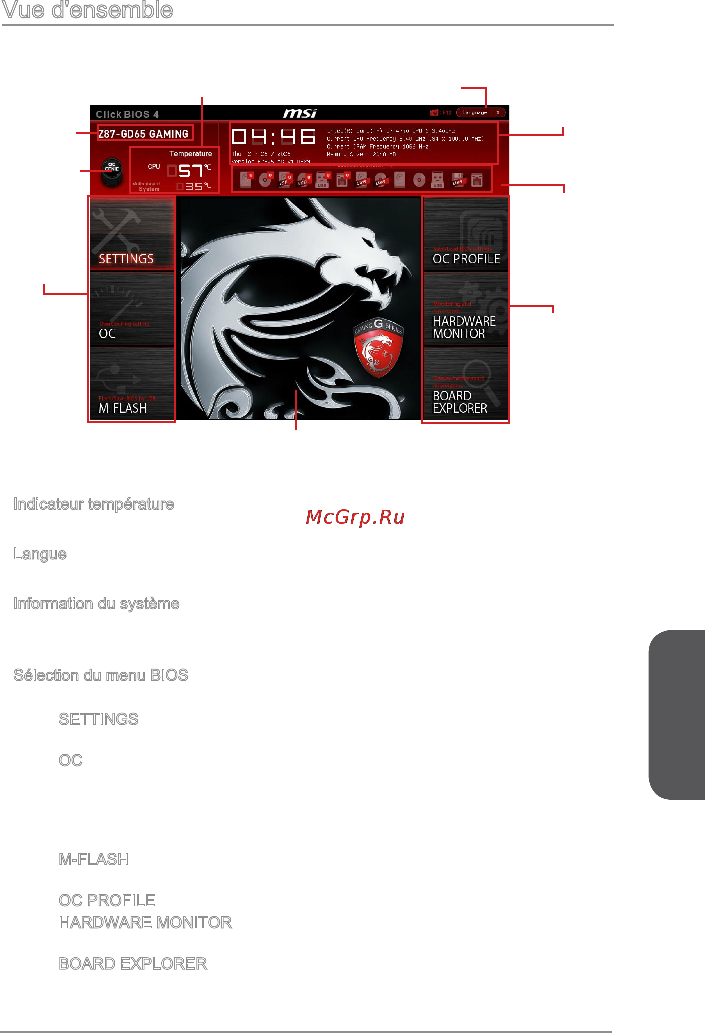 MSI z87-gd65 gaming [143/216] Français