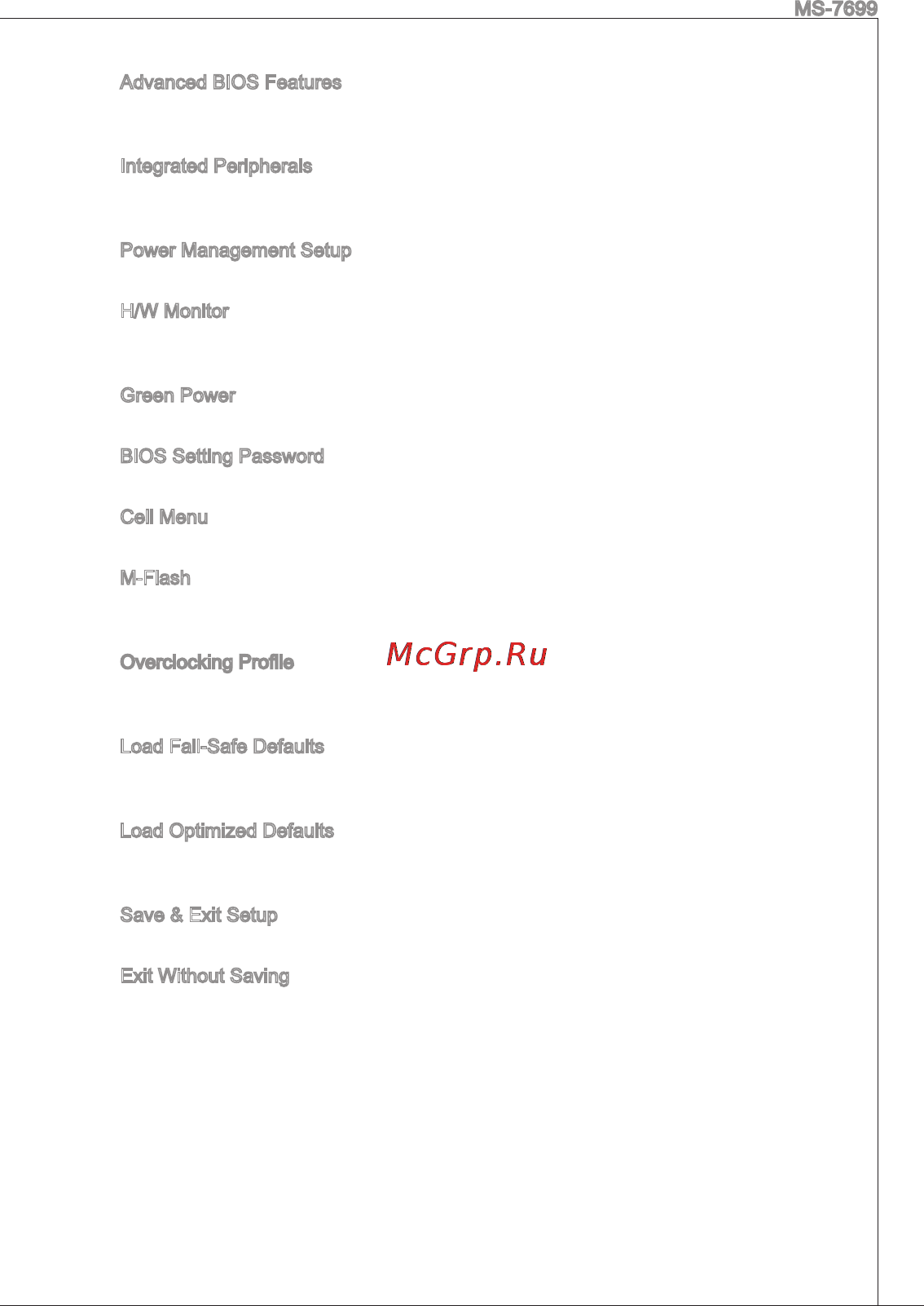 MSI 760ga-p43 (fx) [105/171] Overclocking profile