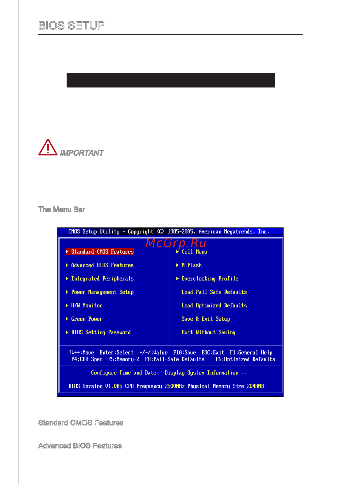 MSI 760ga-p43 (fx) [24/171] Bios setup