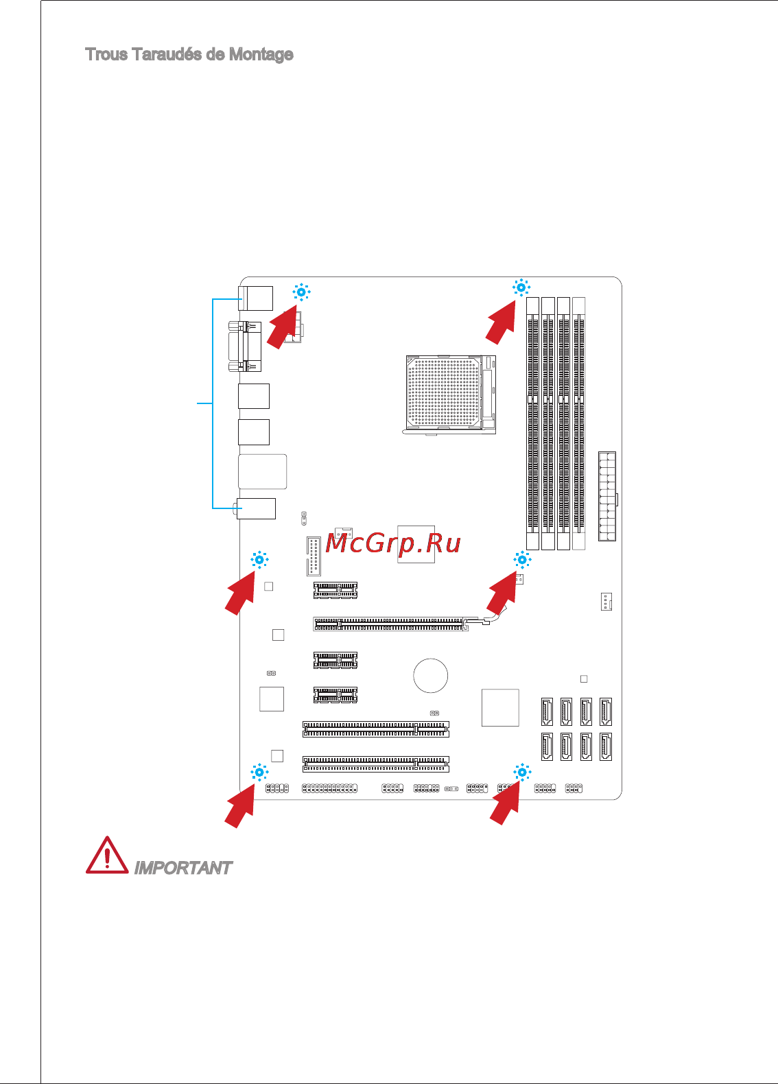 MSI 760ga-p43 (fx) [56/171] Installez la carte mère sur une surface plate et propre