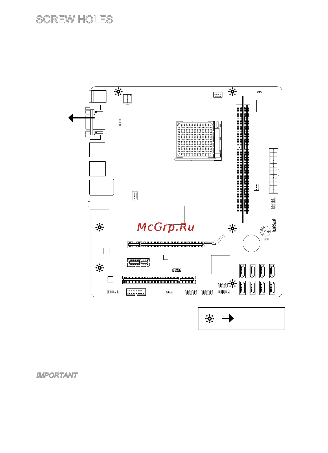 MSI 760gma-p34 (fx) [16/172] Screw holes