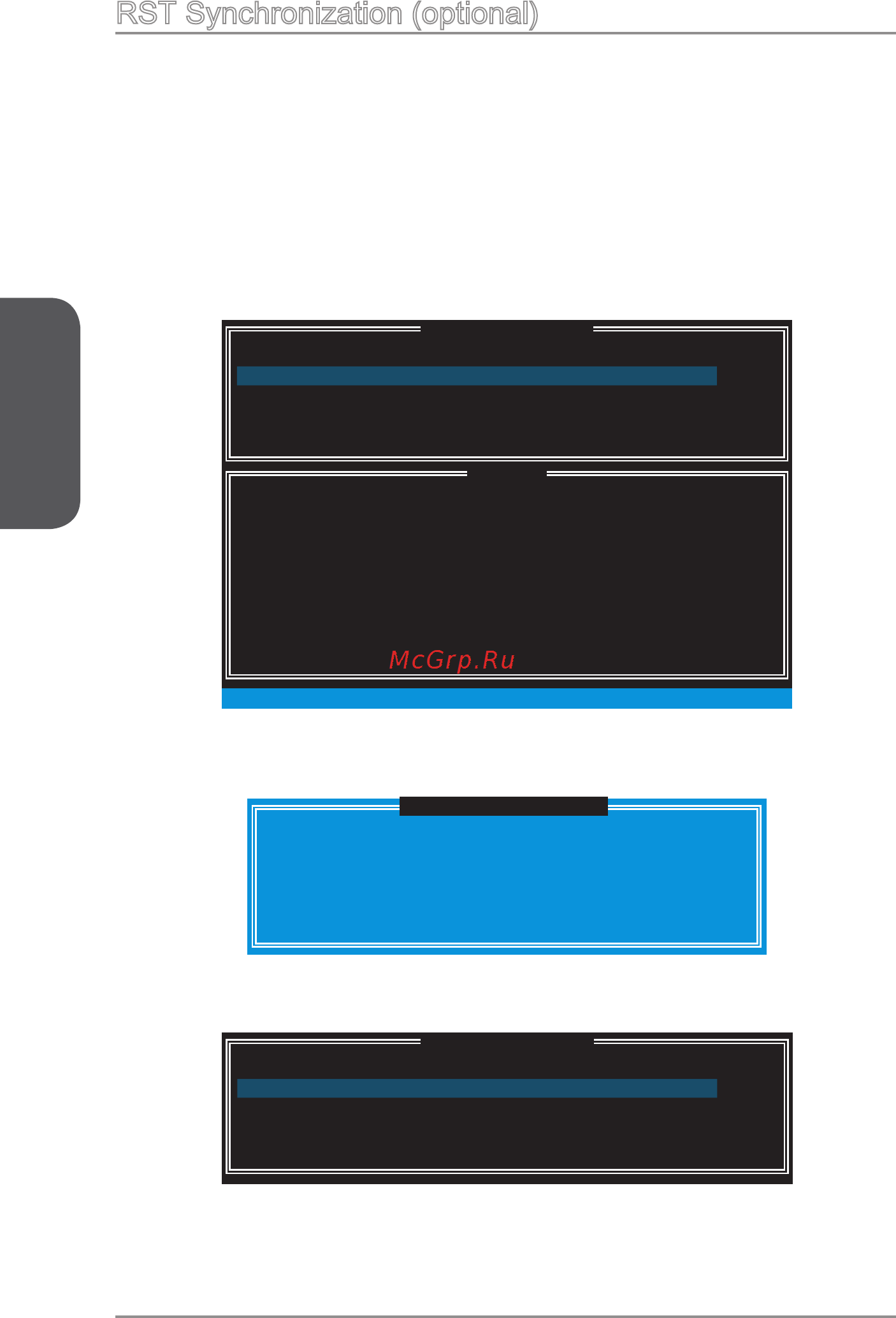 MSI z87 mpower max ac [116/116] Rst synchronization optional