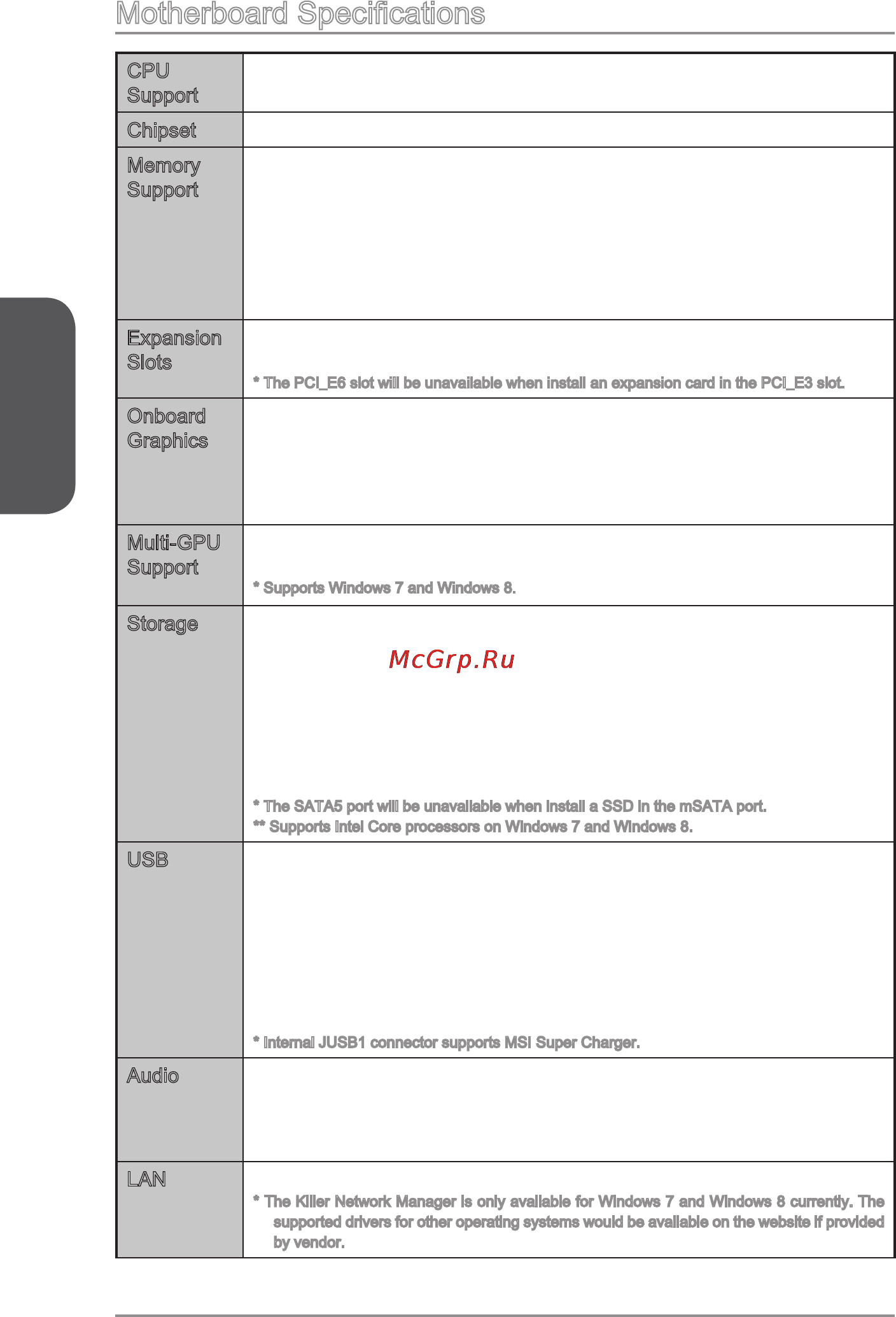 MSI z87 mpower max ac [18/116] Chapter 1