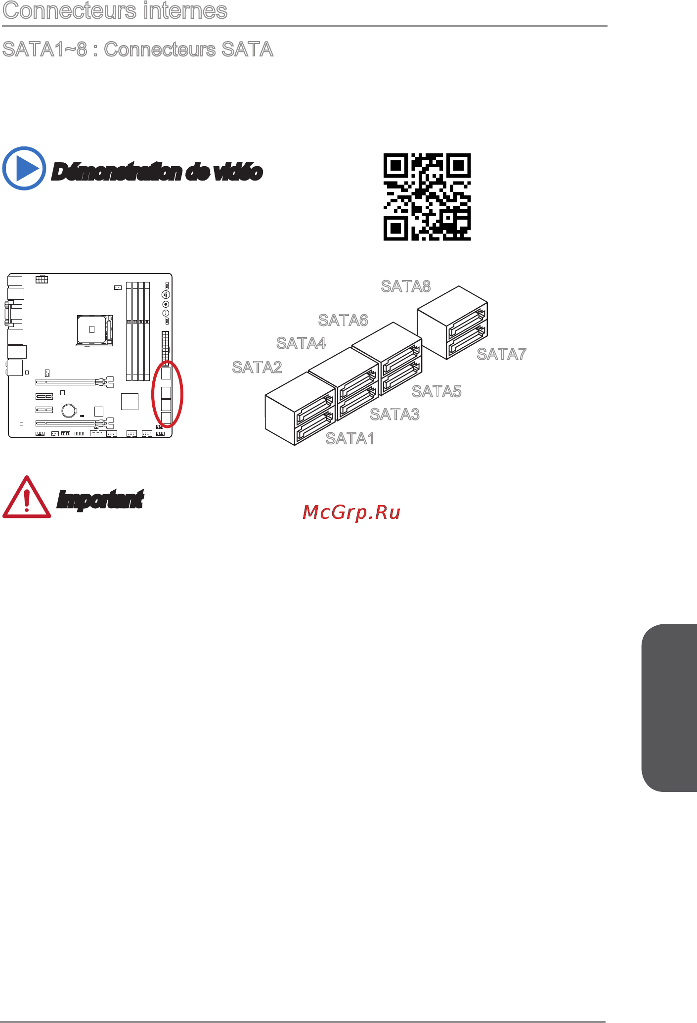 MSI a88xm gaming [105/178] Connecteurs internes
