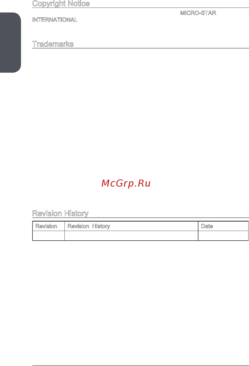 MSI h97i ac Инструкция по эксплуатации онлайн [2/170] 158704