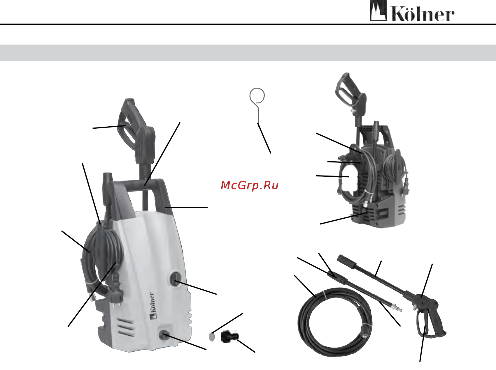 Kolner KHPW1400 8140100066 [7/15] Составные части
