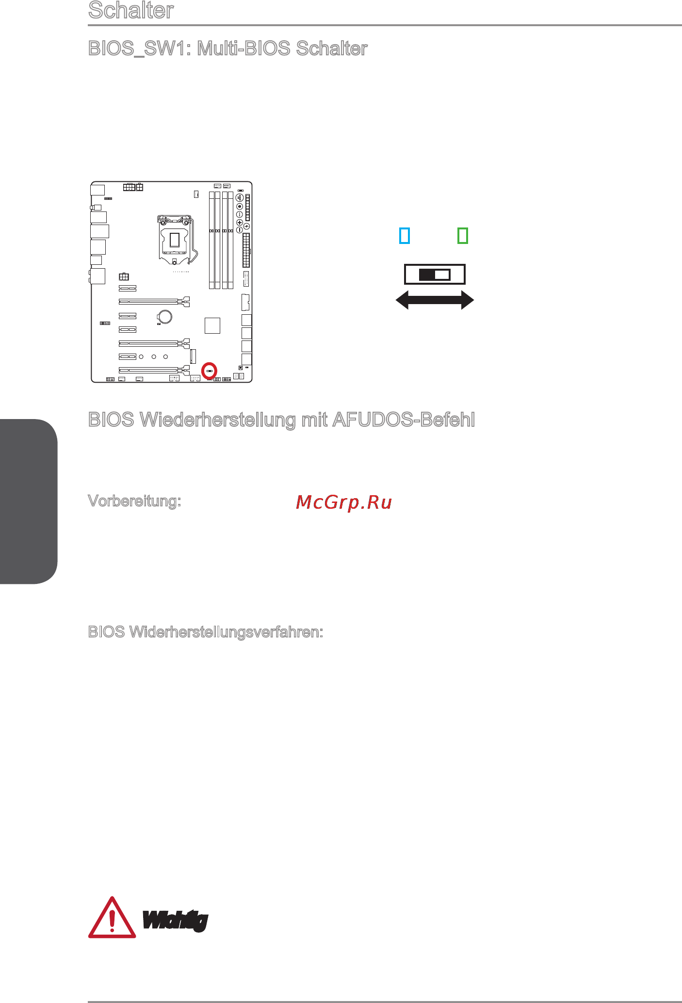 MSI z97 mpower max ac [94/228] Schalter