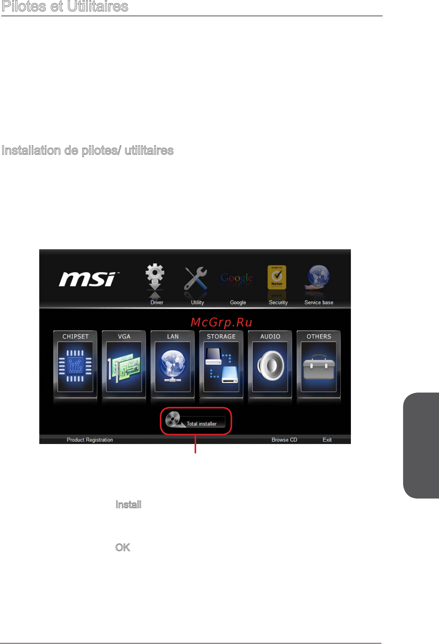 MSI 970 gaming [101/156] Pilotes et utilitaires