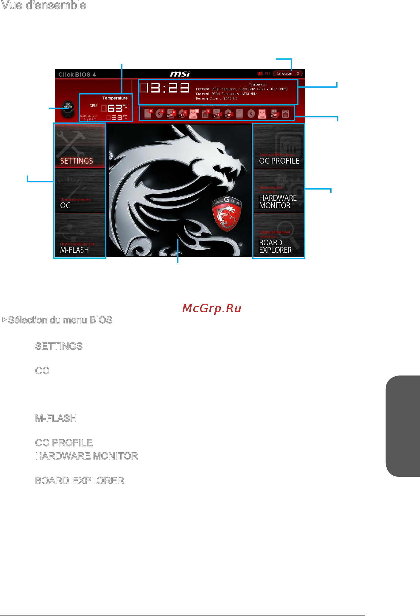 MSI 970 gaming [103/156] Français