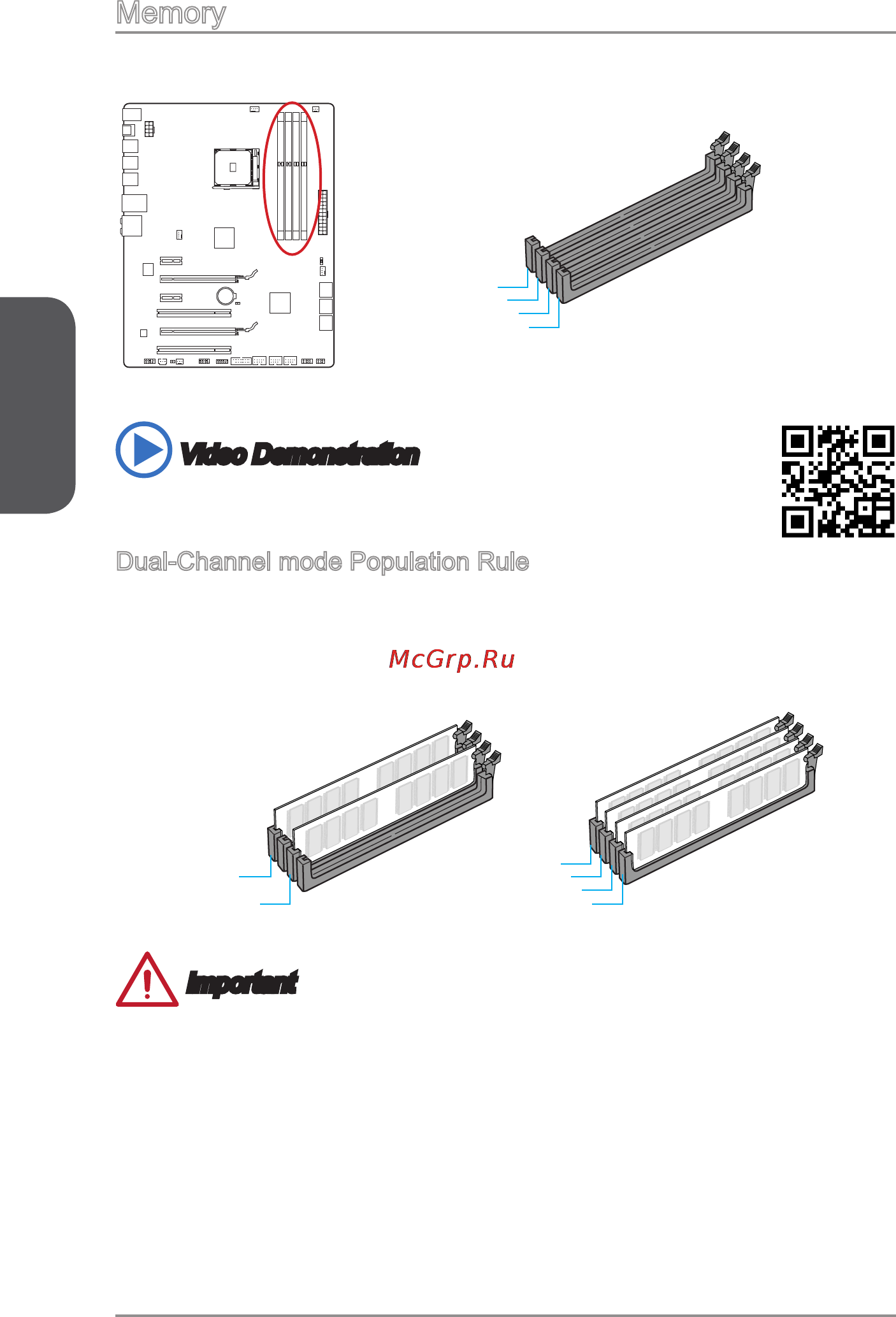 MSI 970 gaming [24/156] Dual channel mode population rule
