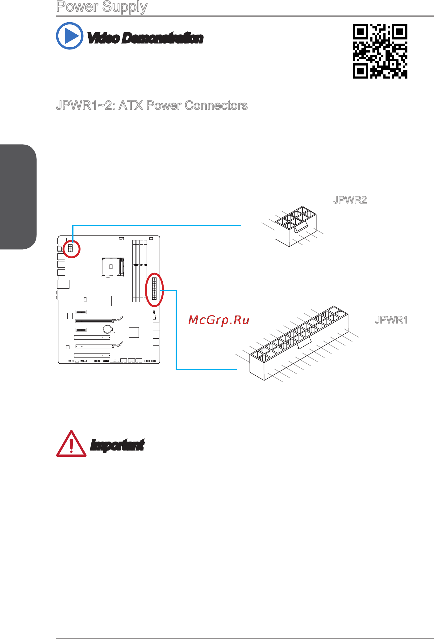 MSI 970 gaming [26/156] Jpwr1 2 atx power connectors