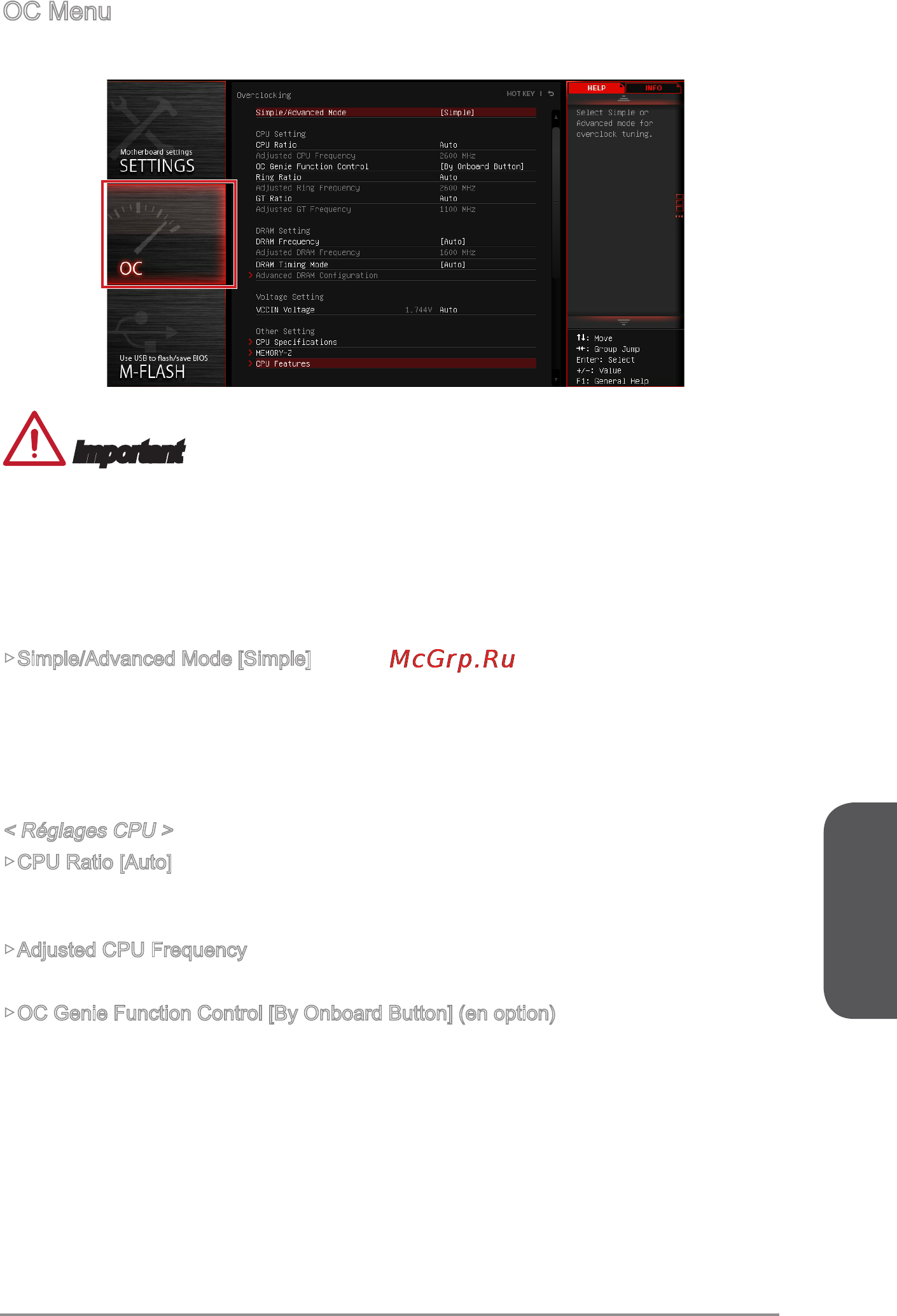 MSI z97a gaming 6 [133/198] Français