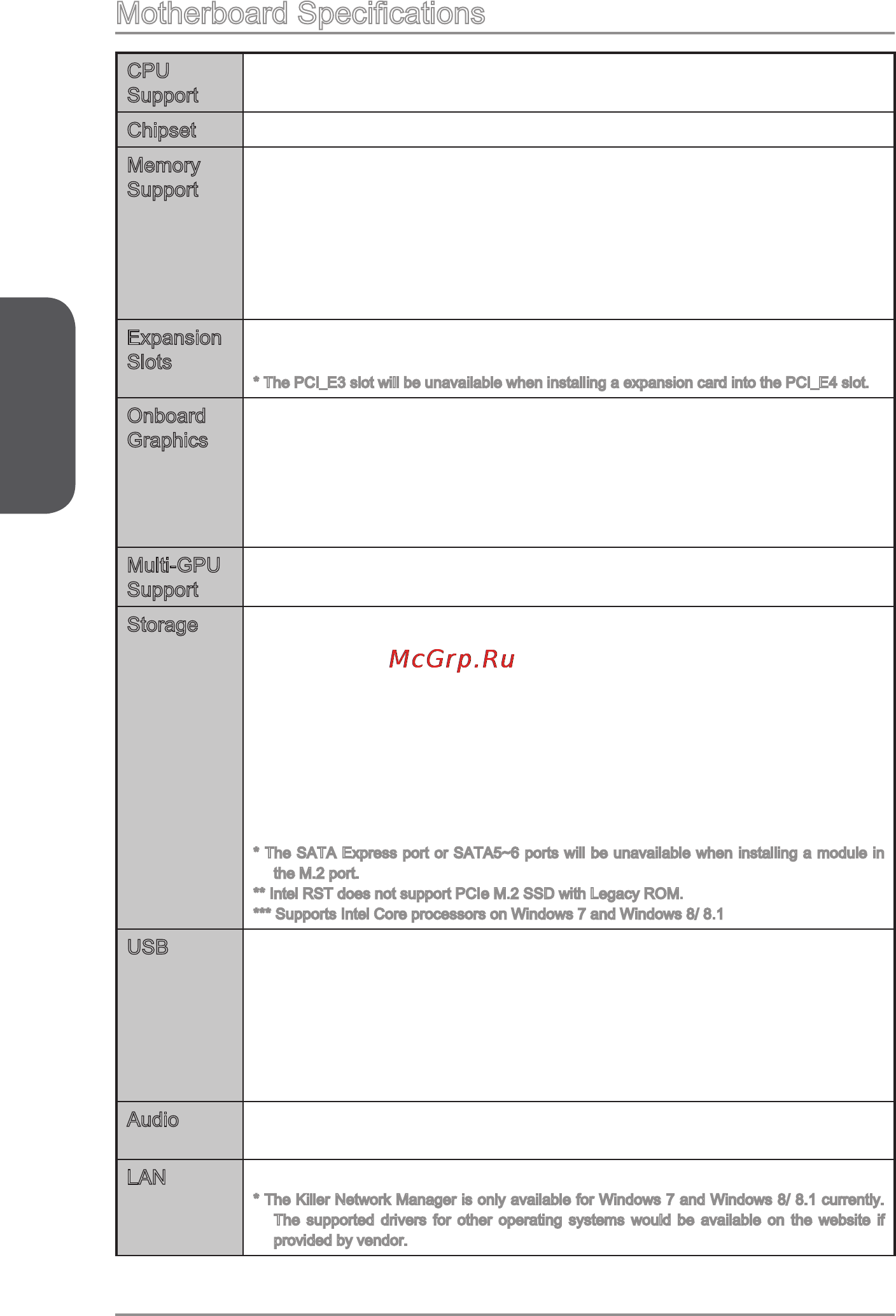 MSI z97a gaming 6 [16/198] English