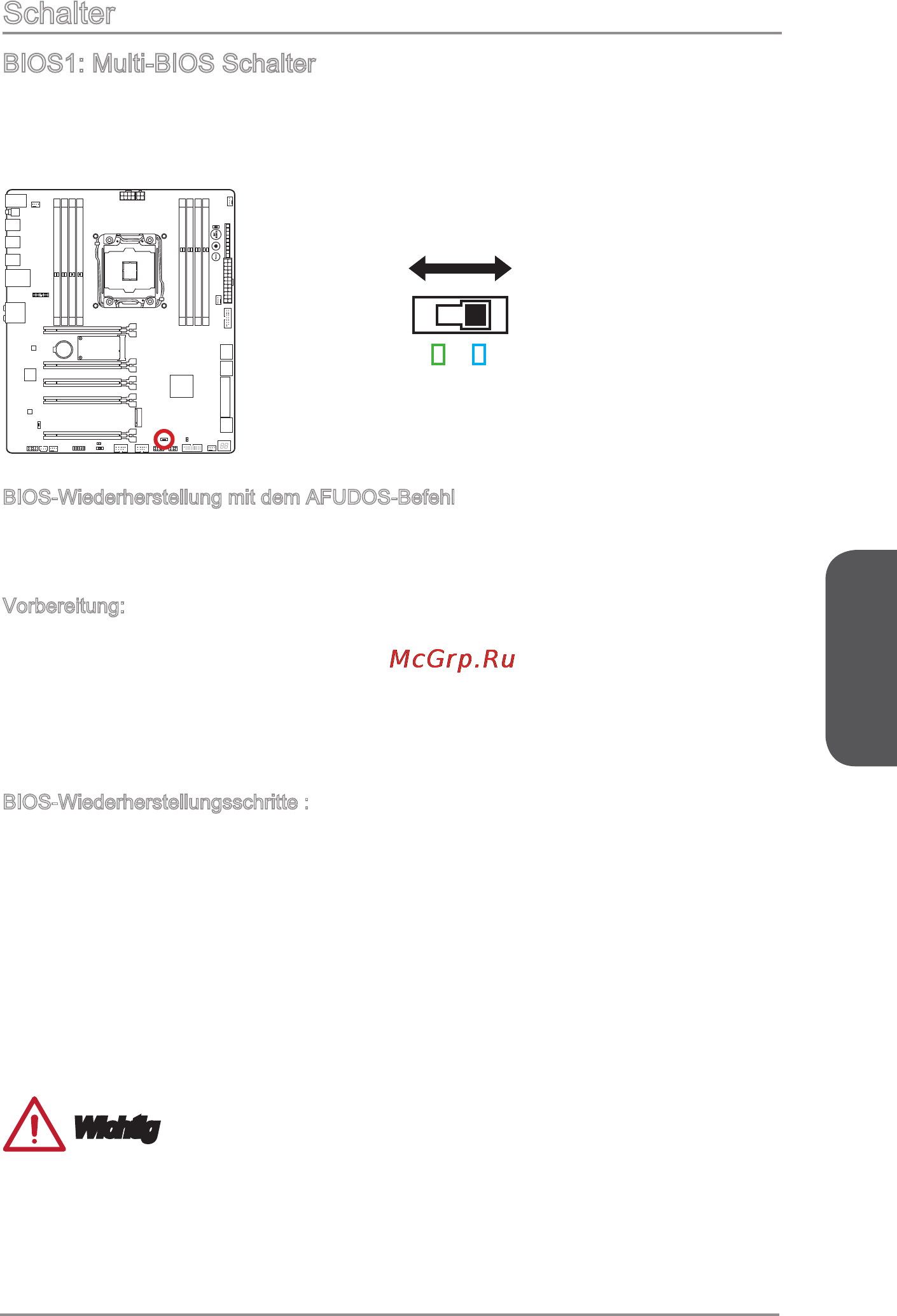 MSI x99a gaming 9 ack [101/244] Bios1 multi bios switch