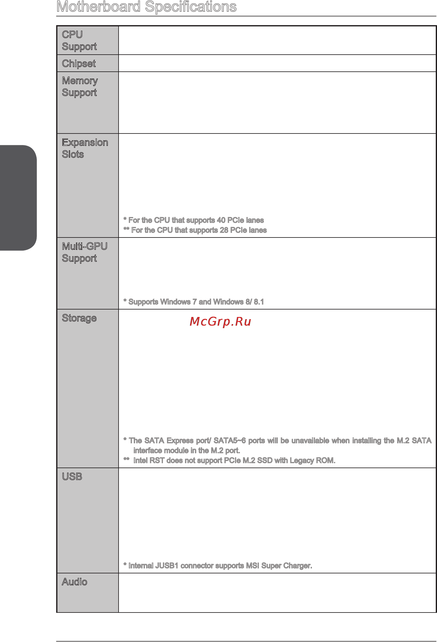MSI x99a xpower ac [16/250] English