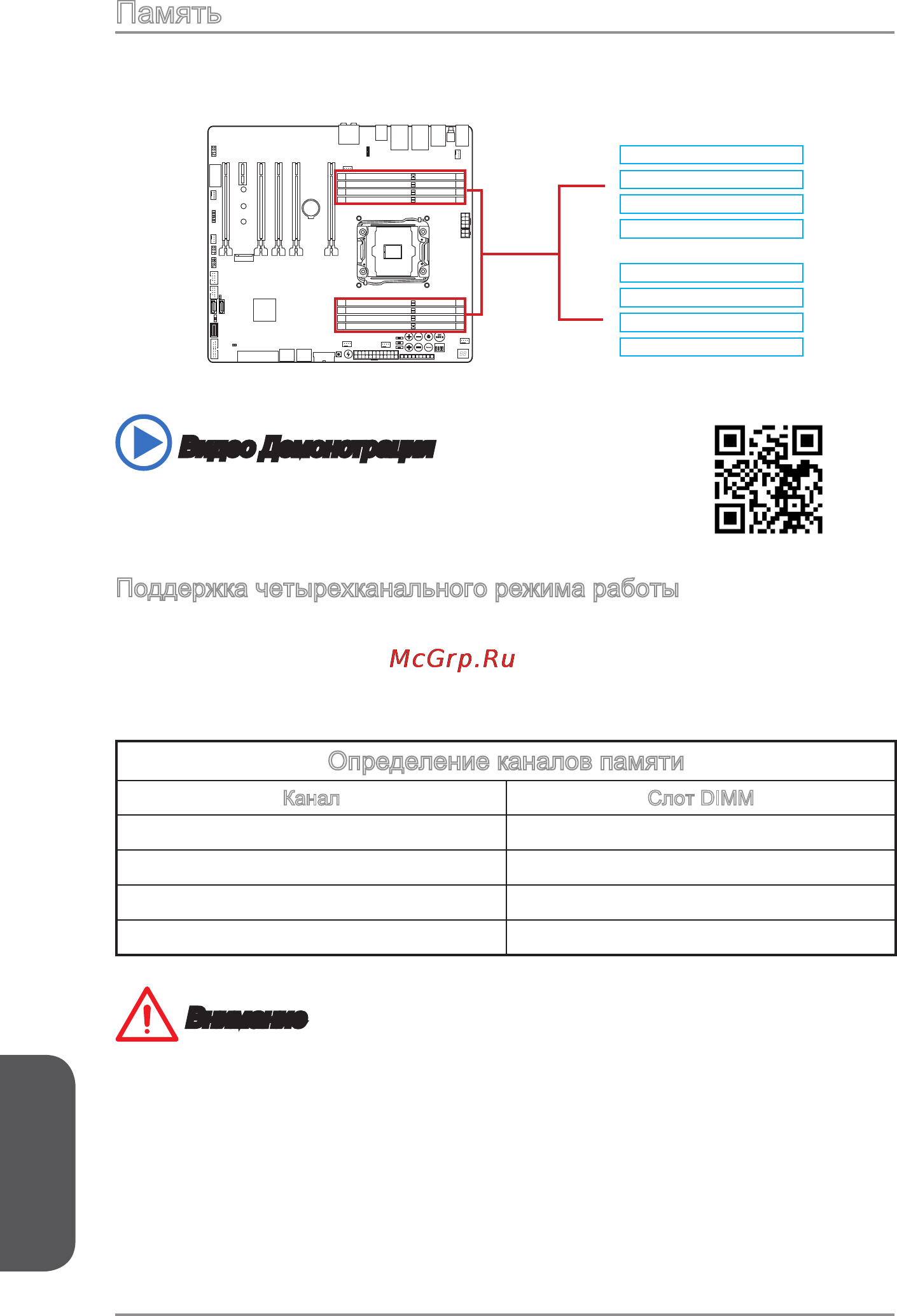 MSI x99a xpower ac [194/250] Память