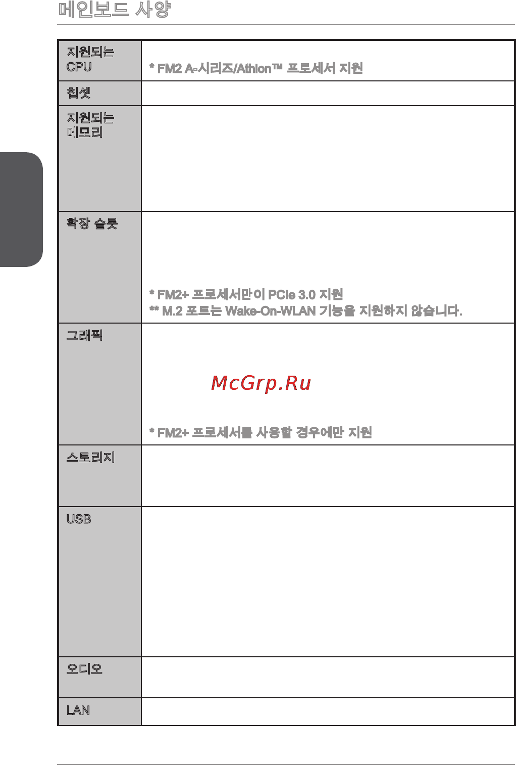 MSI a68hi ac [32/166] 메인보드 사양