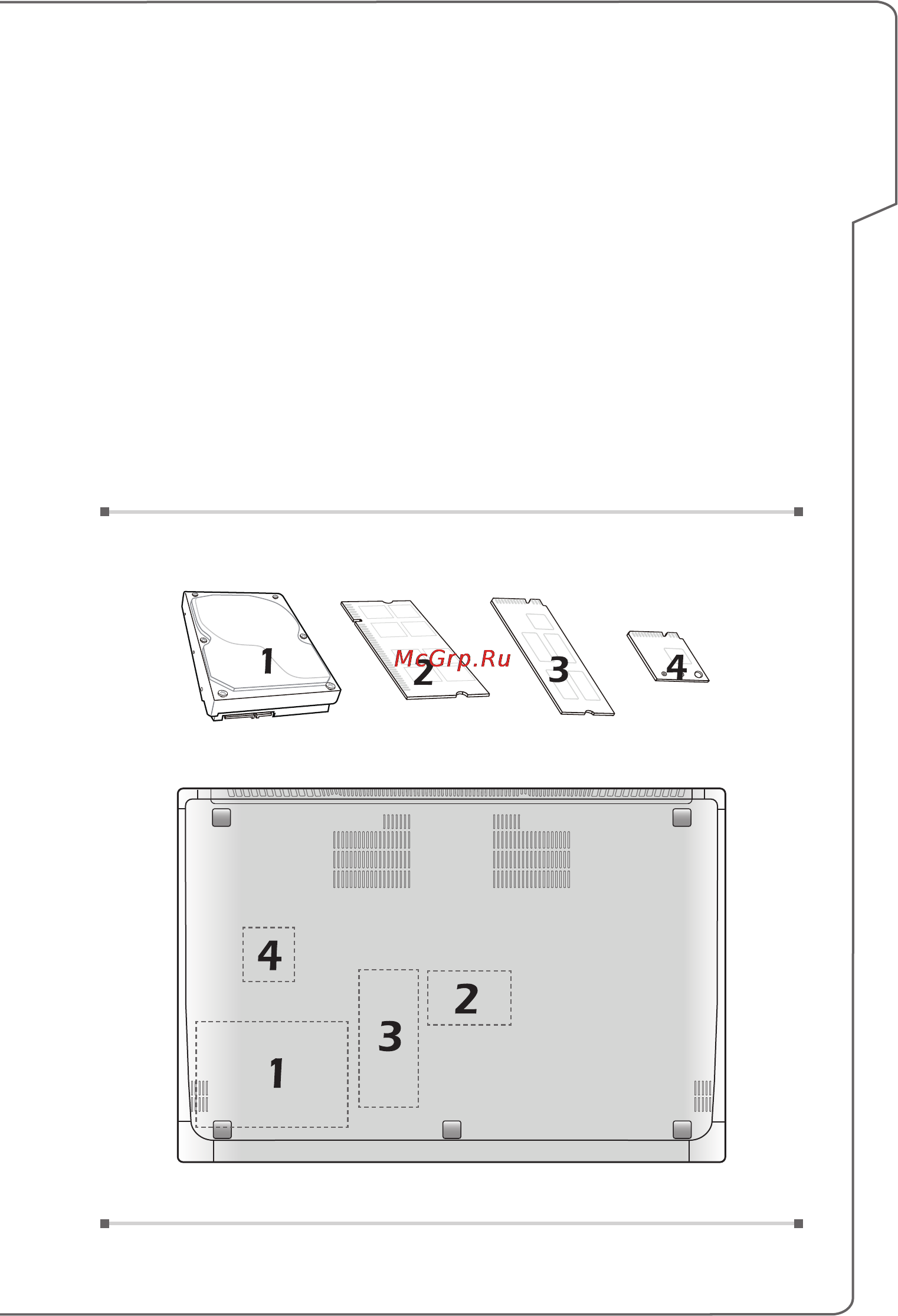 MSI px60 6qd-027ru, 9s7-16h834-027 [55/60] Расположение основных компонентов