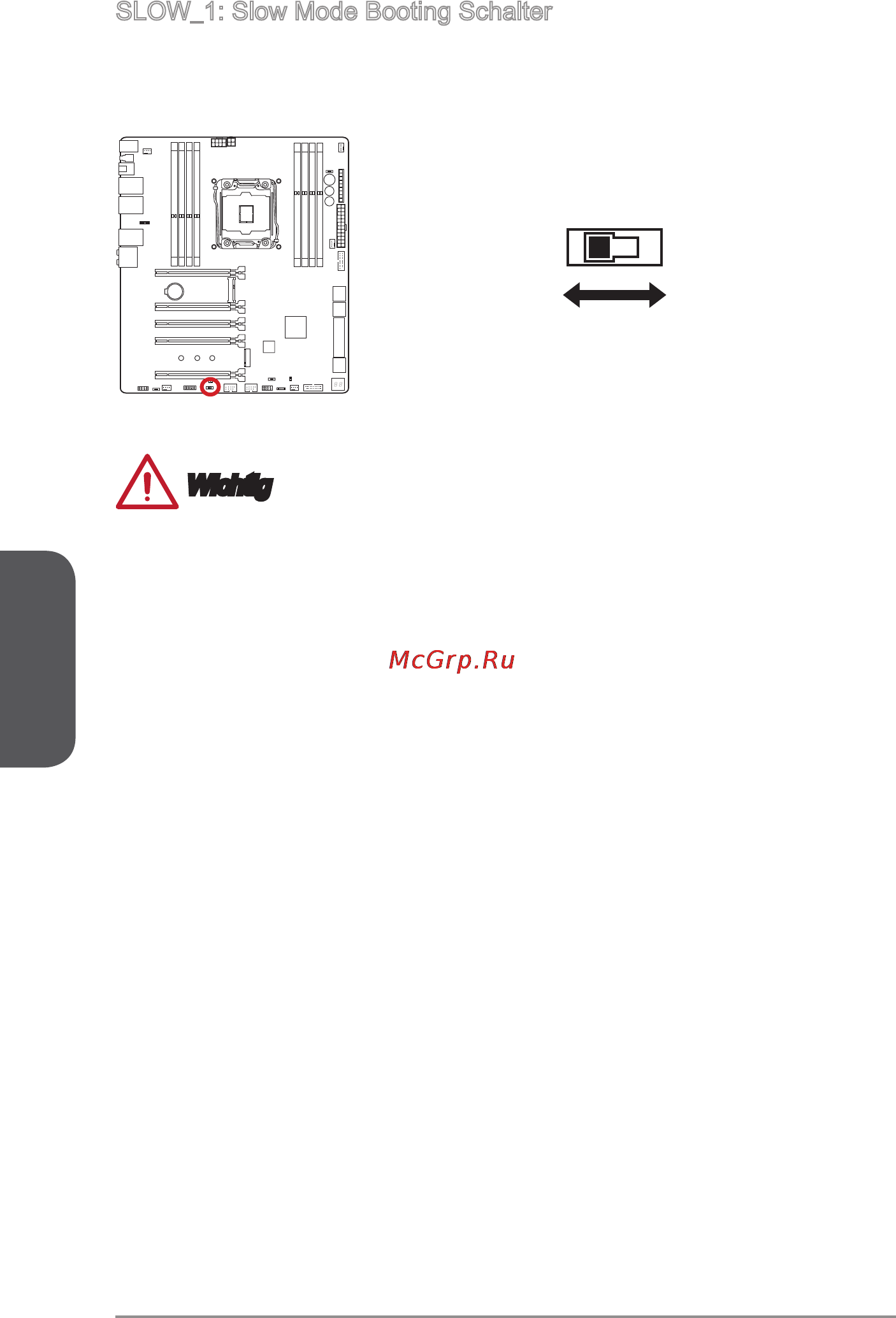 MSI x99a godlike gaming [100/236] Slow_1 slow mode booting switch
