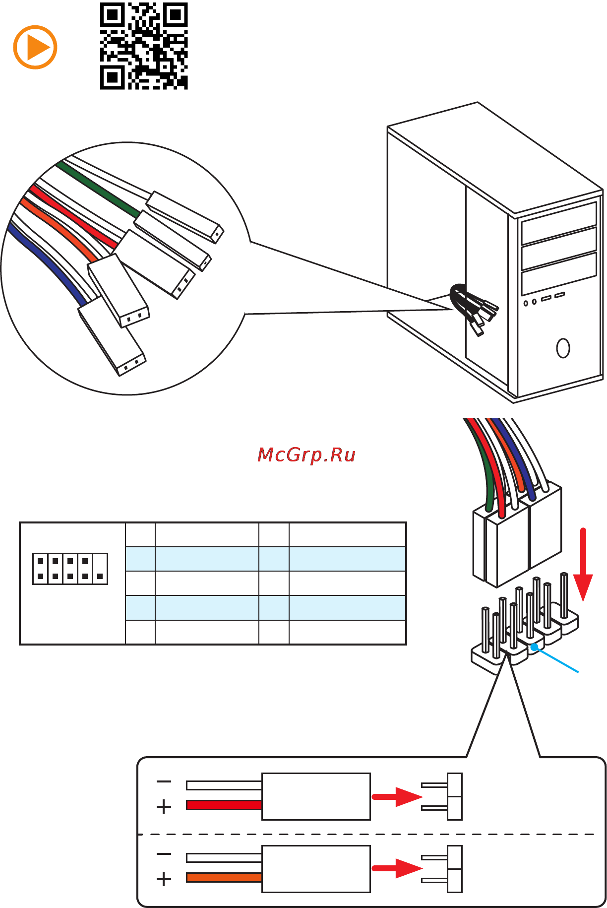 MSI z170a gaming m5 [4/180] Connecting the front panel header anschließen der frontpanel stiftleiste connecter un connecteur du panneau avant подключение разъемов передней панели