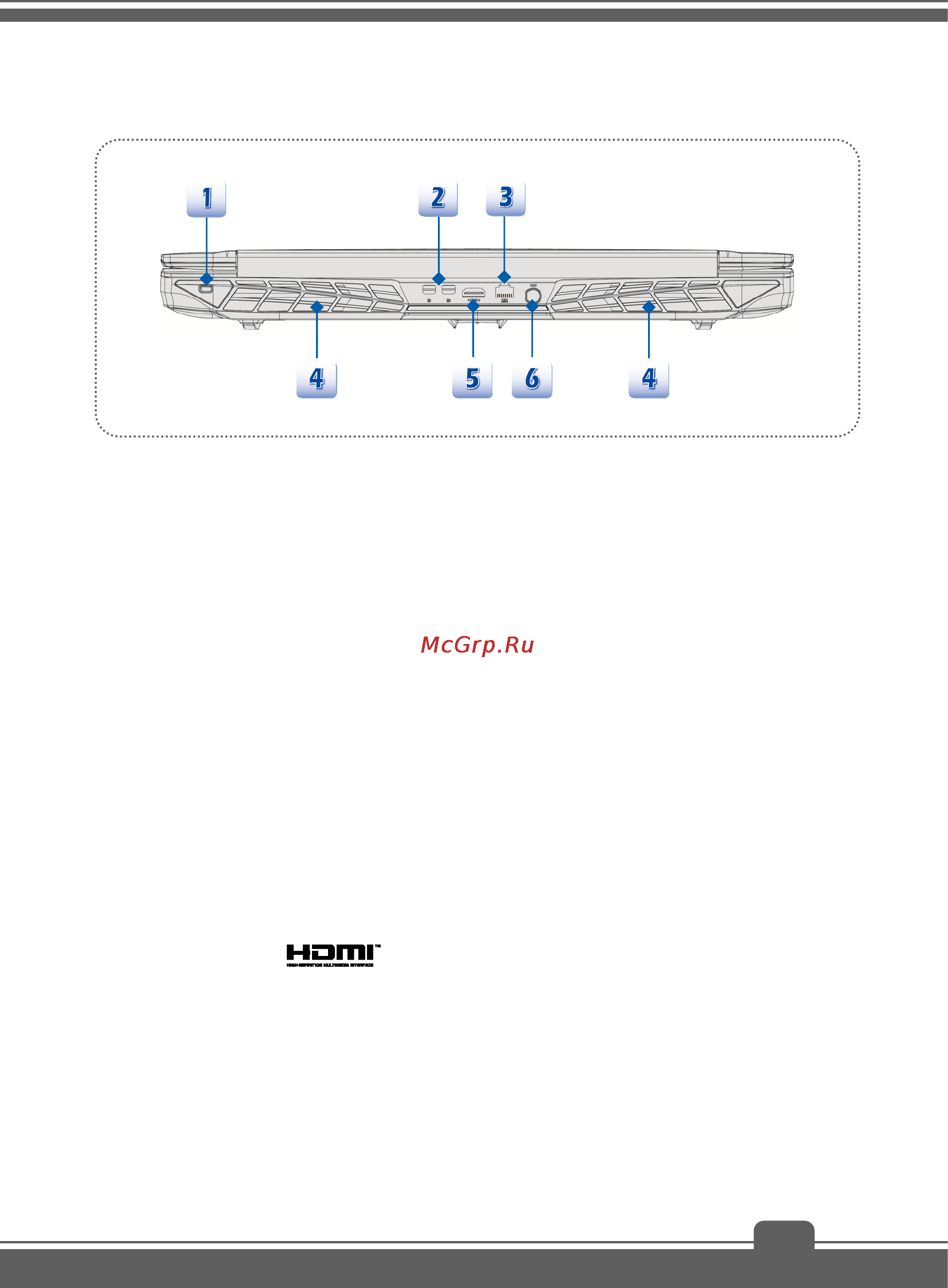 MSI wt72 2om-1672ru, 9s7-178132-1672 [19/50] Вид сзади