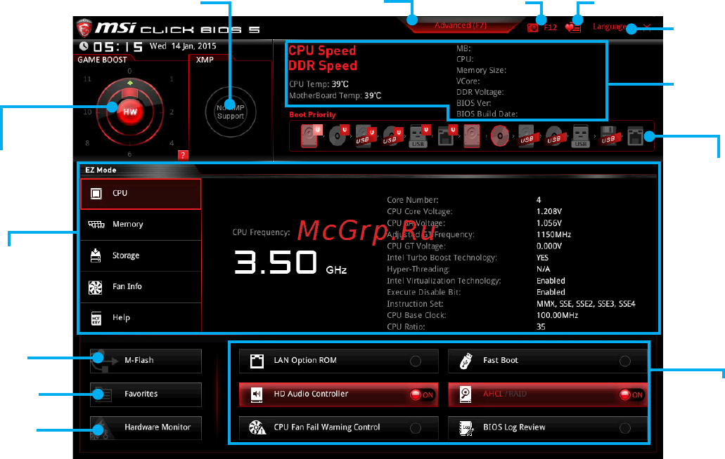 MSI z170a xpower gaming titanium edition [52/113] Ez mode