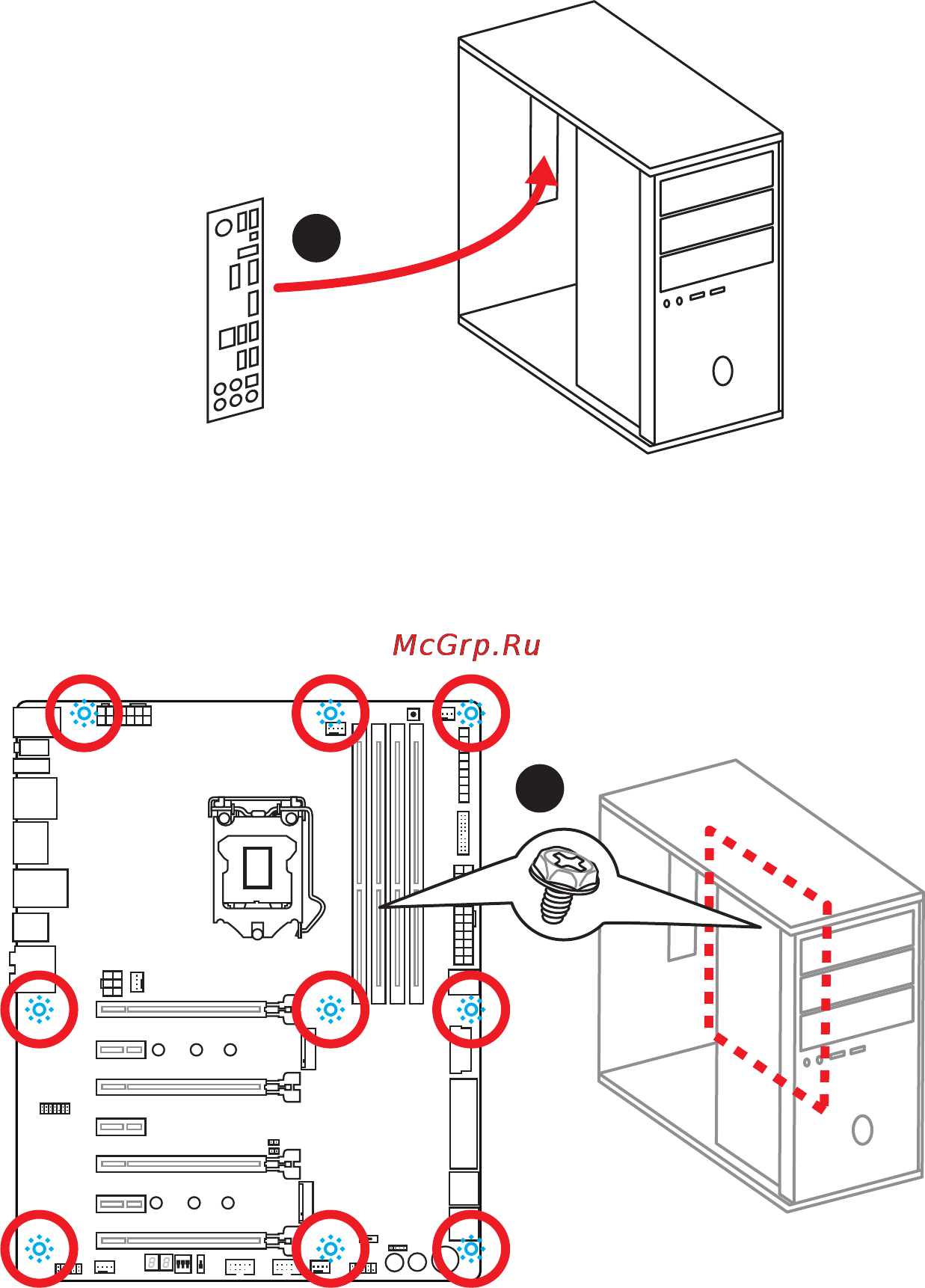 MSI z170a xpower gaming titanium edition [7/113] Installing the motherboard