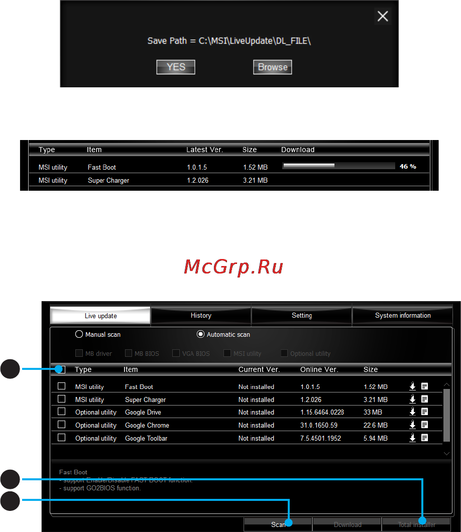MSI z170a gaming m3 [71/92] Total installer