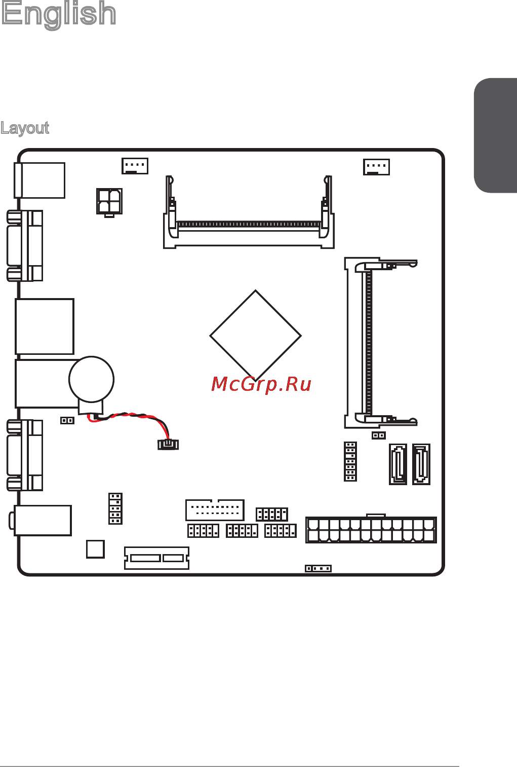 MSI n3150i eco [11/122] Layout