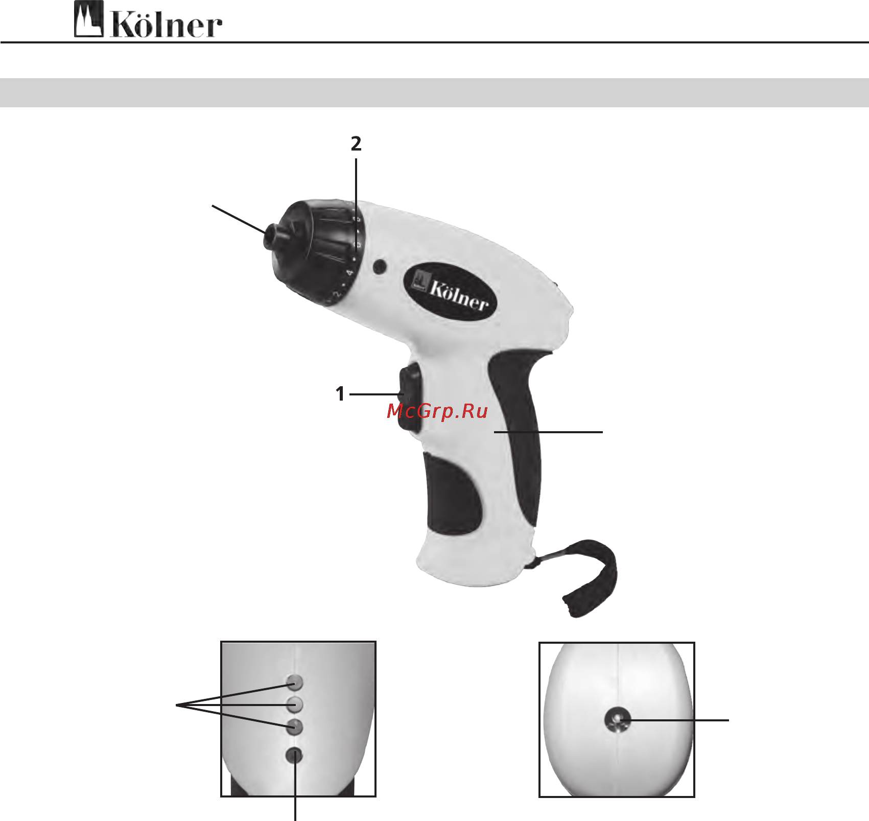 Kolner KCSD 4.8A [6/11] Составные части