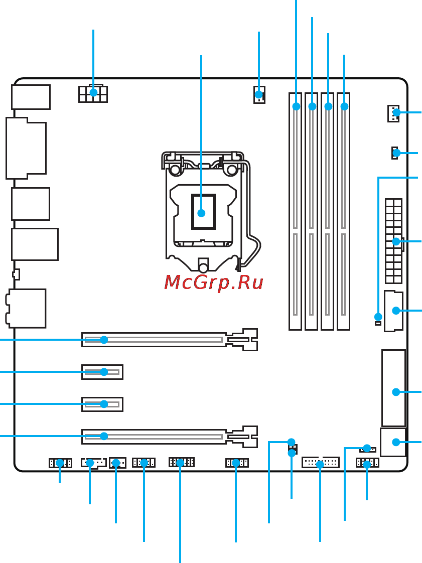 MSI h170m-a pro [19/142] Overview of components