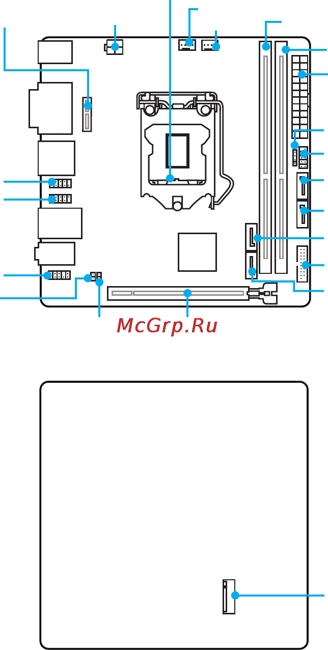 MSI h170i pro ac [7/180] Overview of components