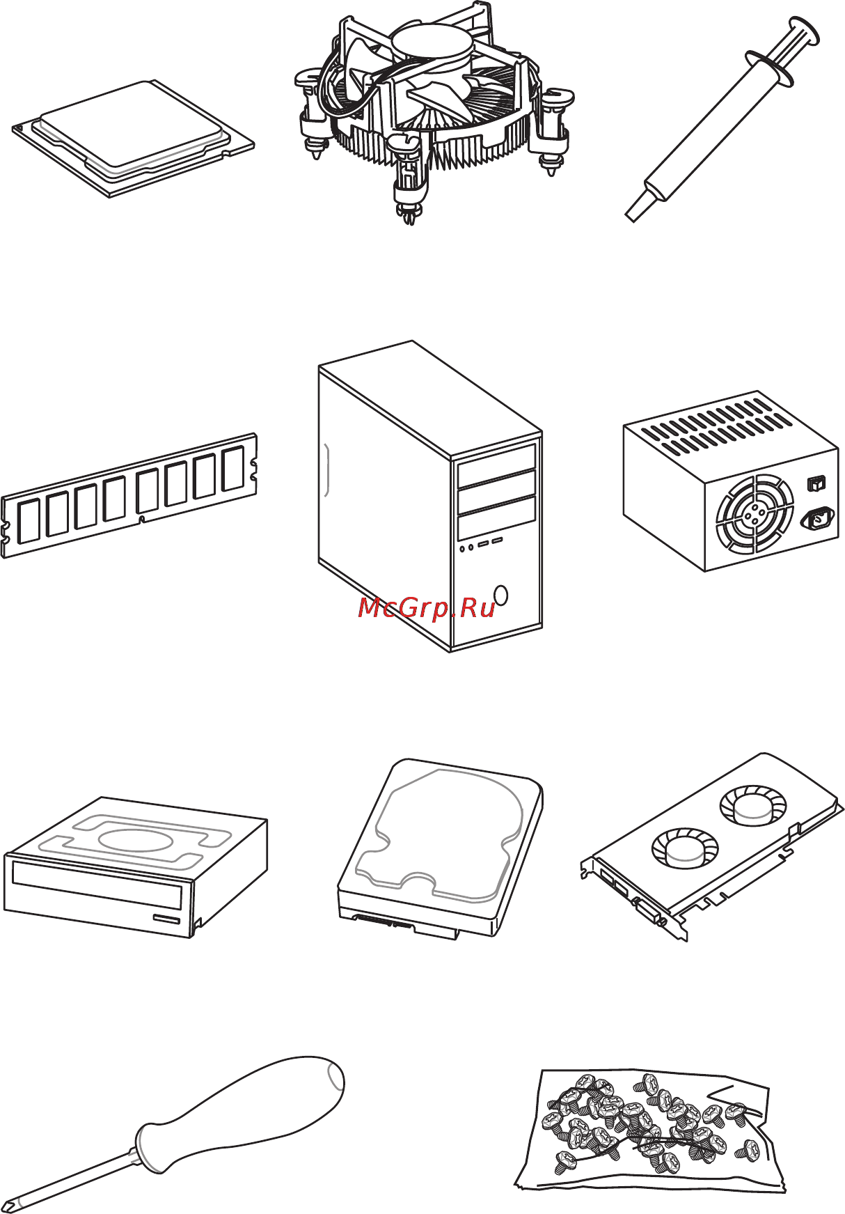 MSI z170a-g43 plus [3/85] Preparing tools and components
