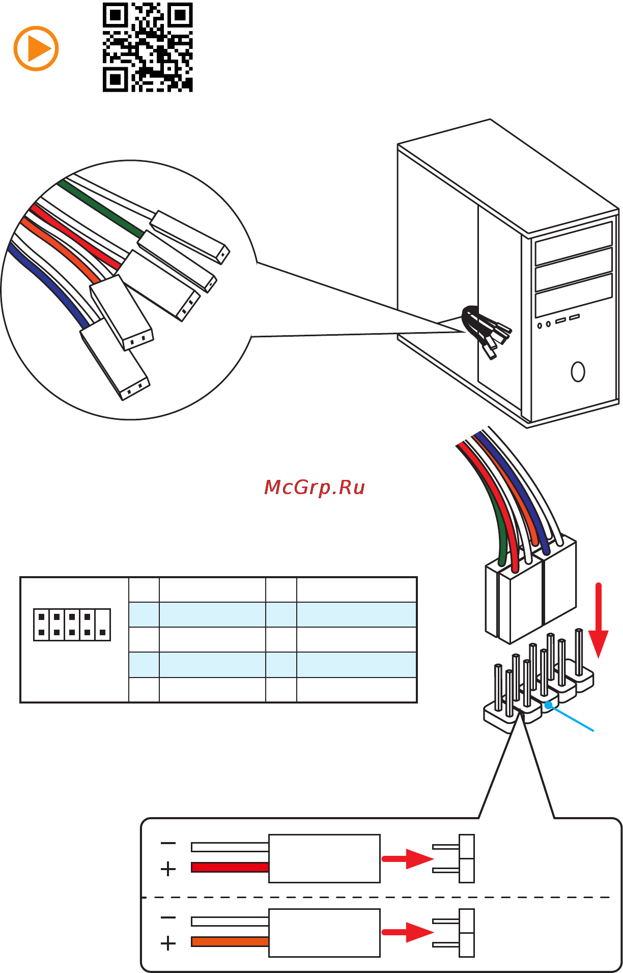 MSI z170a-g43 plus [6/85] Connecting the front panel header