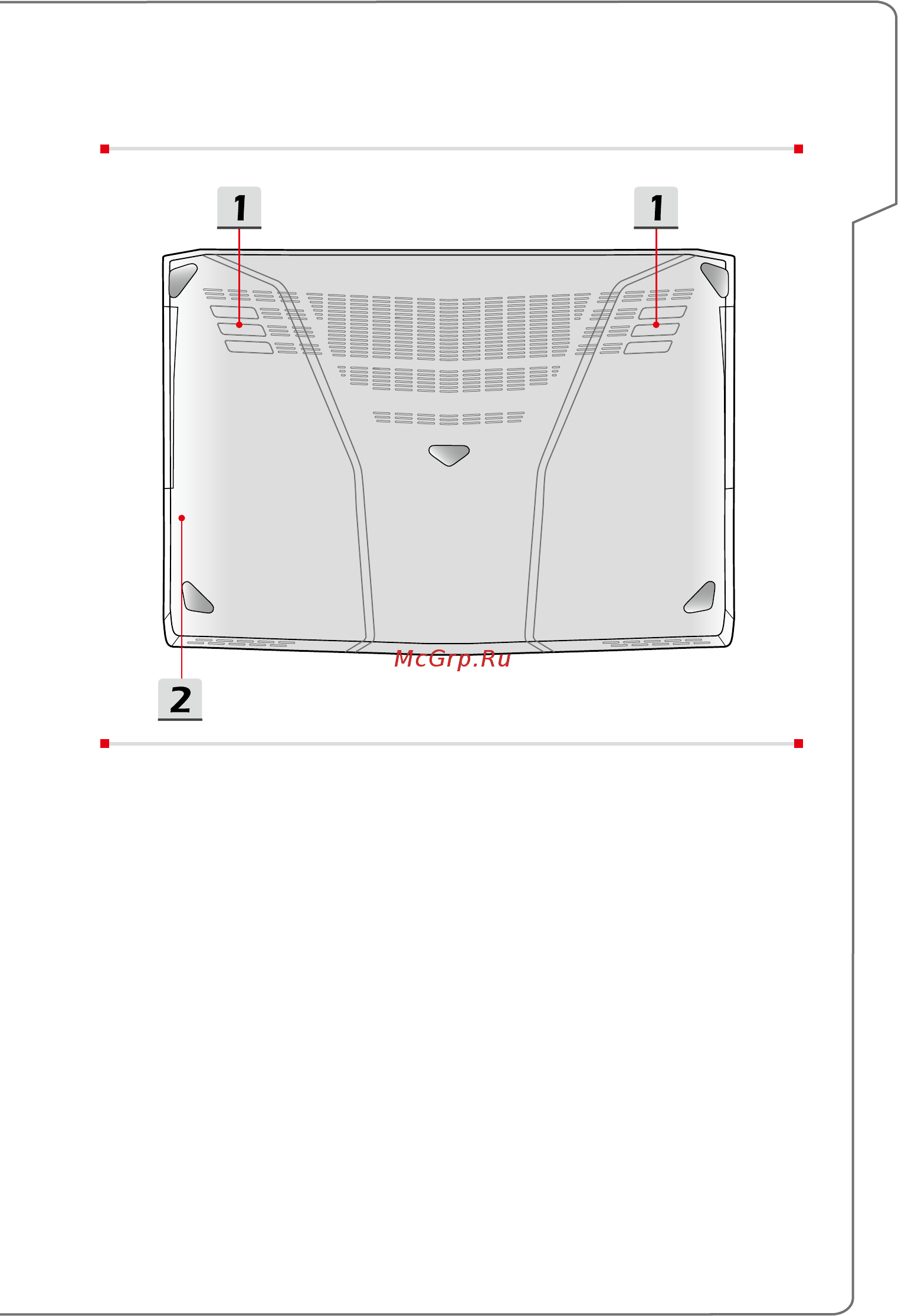 MSI gs40 6qe-019ru phantom, 9s7-14a112-019 [25/62] Вид снизу