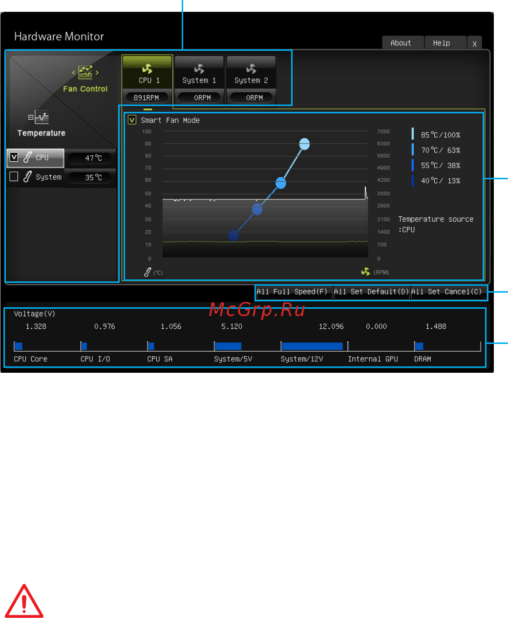 MSI b150m pro-vdh d3 [55/74] Hardware monitor