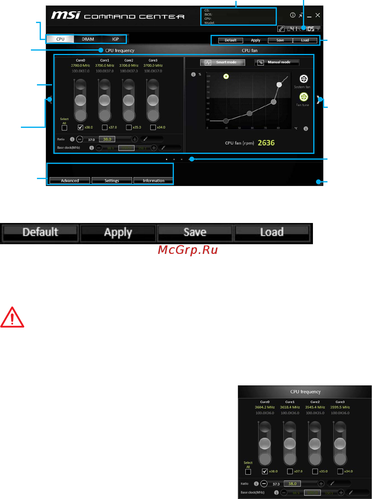 MSI b150m pro-vdh d3 [57/74] Command center