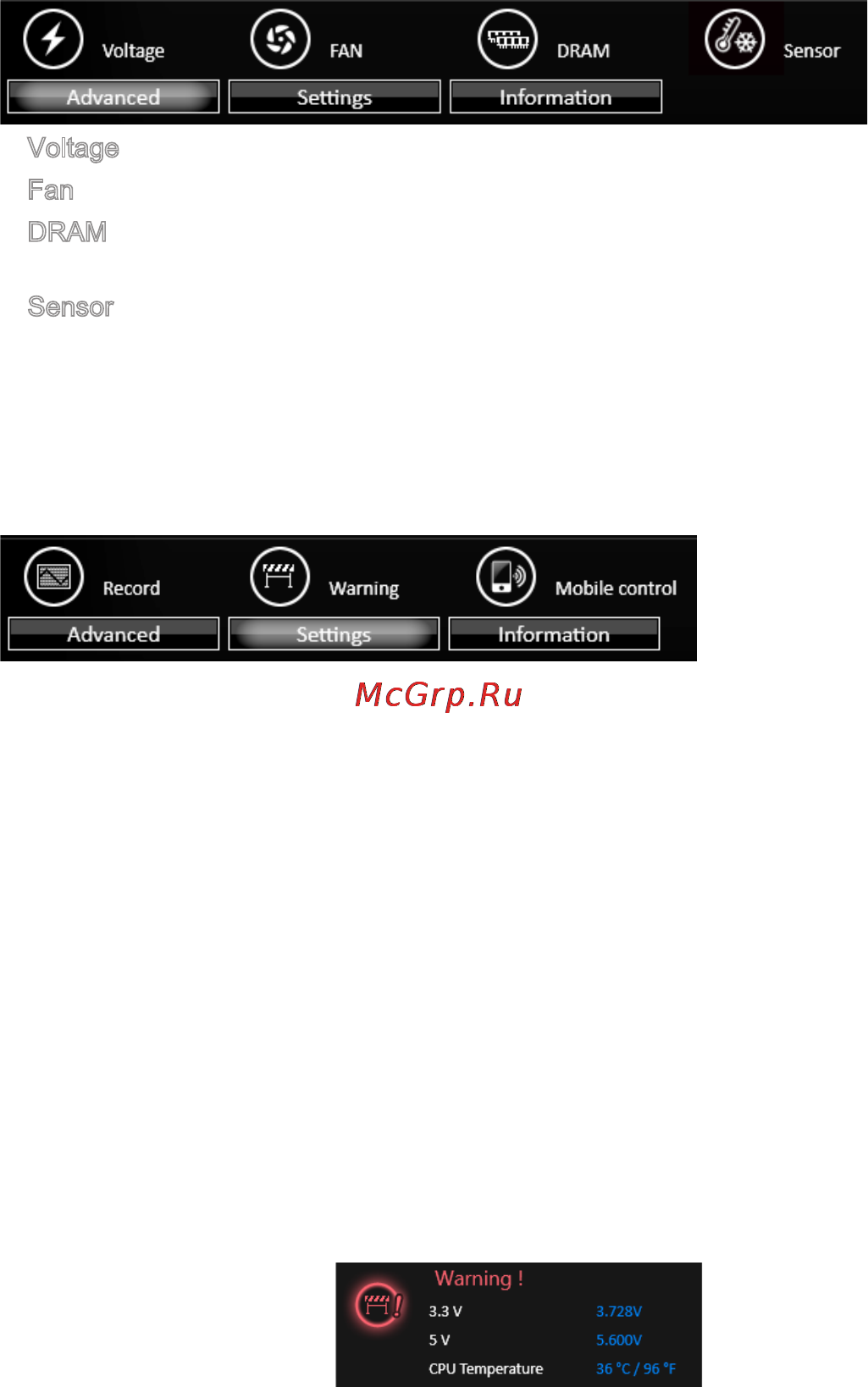 MSI b150m pro-vdh d3 [59/74] Option buttons advanced