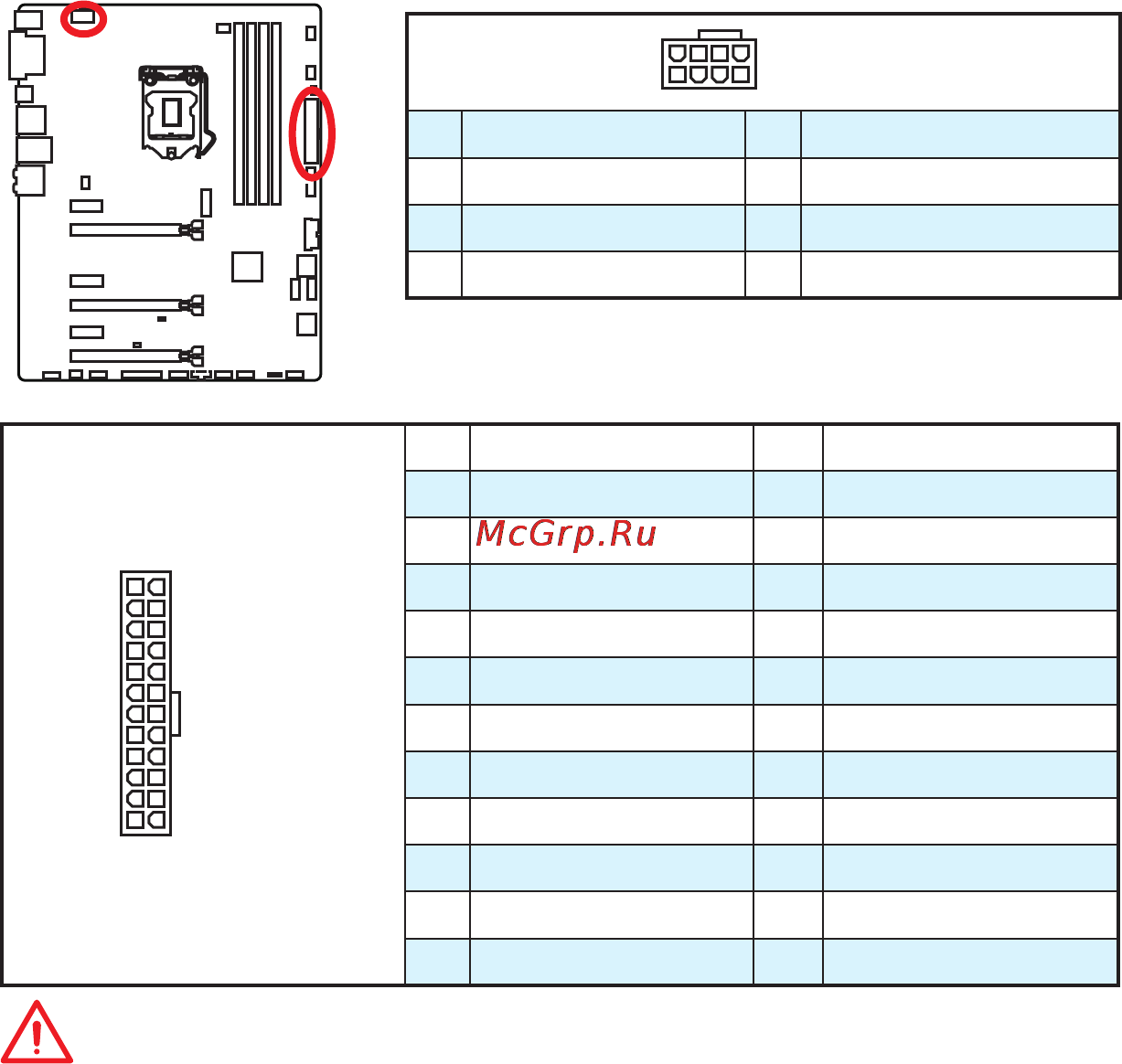 MSI z170a sli plus [31/84] Jpwr1 2 power connectors