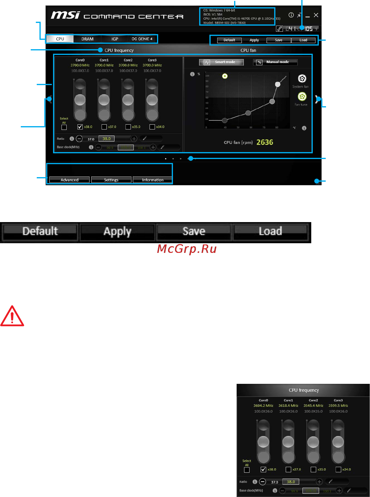 MSI z170a sli plus [64/84] Command center