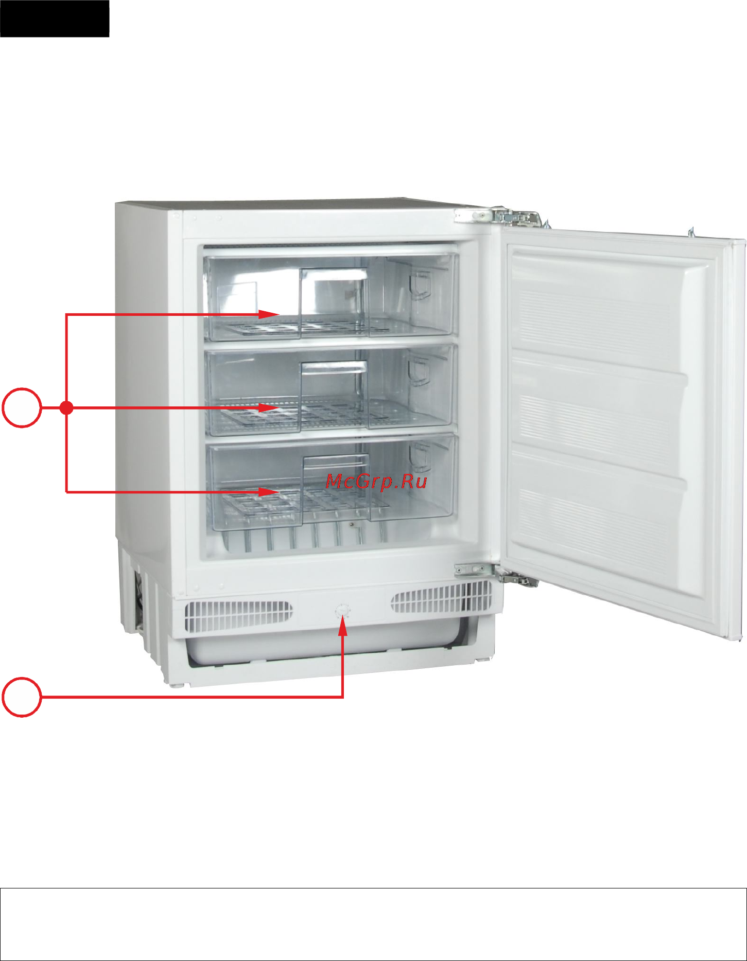 Weissgauff WIU 1100 [39/49] Part 6 parts of the appliance and the compartment